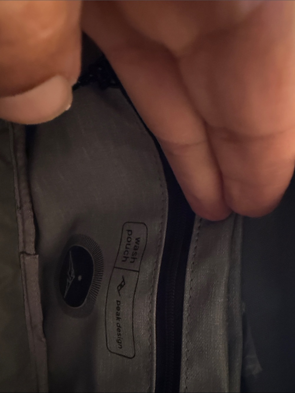 Peak Design Black Wash Pouch Bag - - Picture 4 of 6
